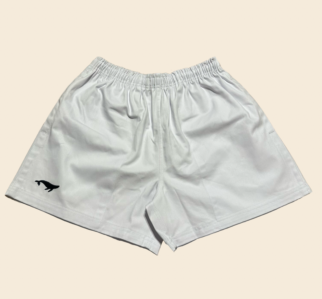 Wilkie & Cribb White Rugby Shorts
