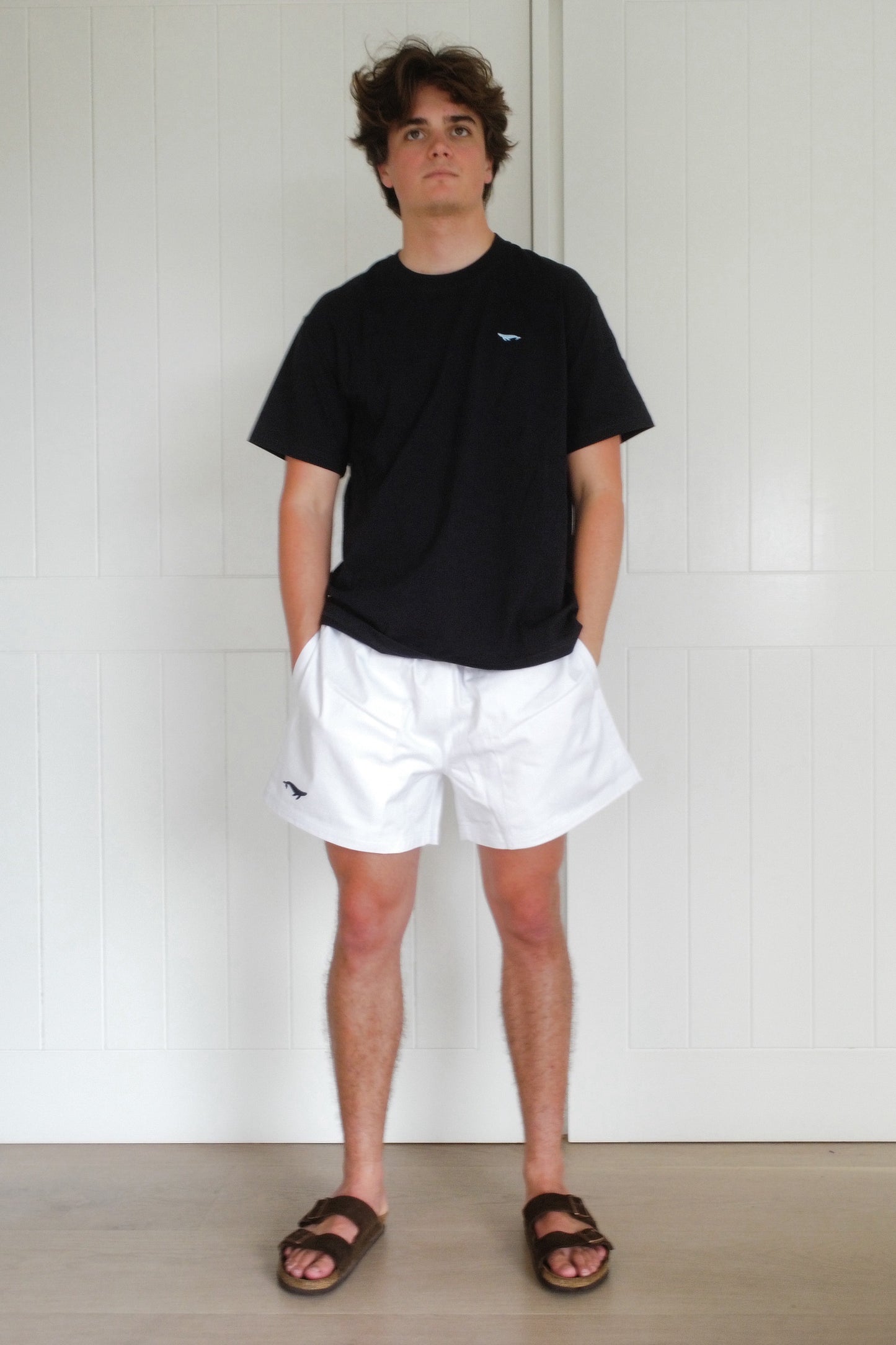White Rugby Shorts