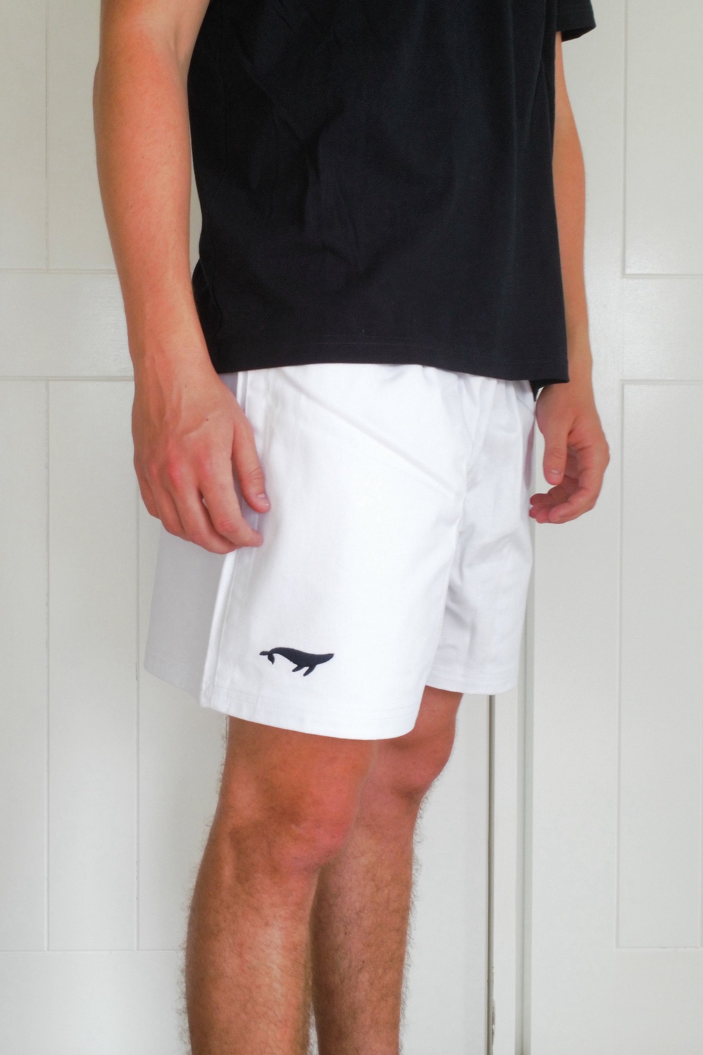 White Rugby Shorts