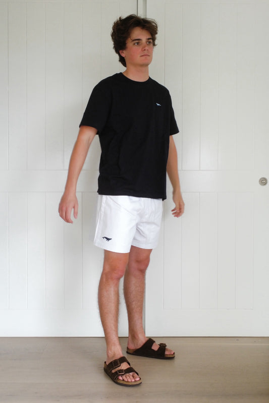 White Rugby Shorts